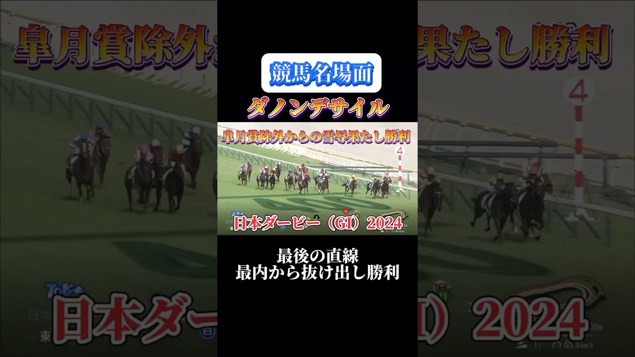 【競馬】ダノンデサイル【日本ダービー2024】#shorts #競馬 #ダノンデサイル #日本ダービー #競馬予想はショート動画に #東京競馬場