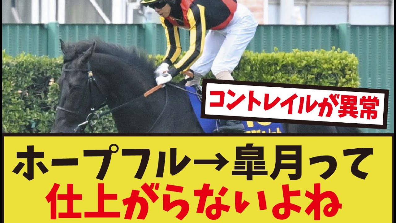 「ホープフル→皐月ローテは一度見直すべきだな」に対するみんなの反応集