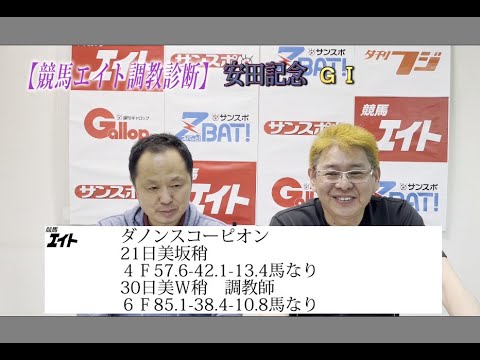 【競馬エイト調教診断】安田記念（西山＆星）