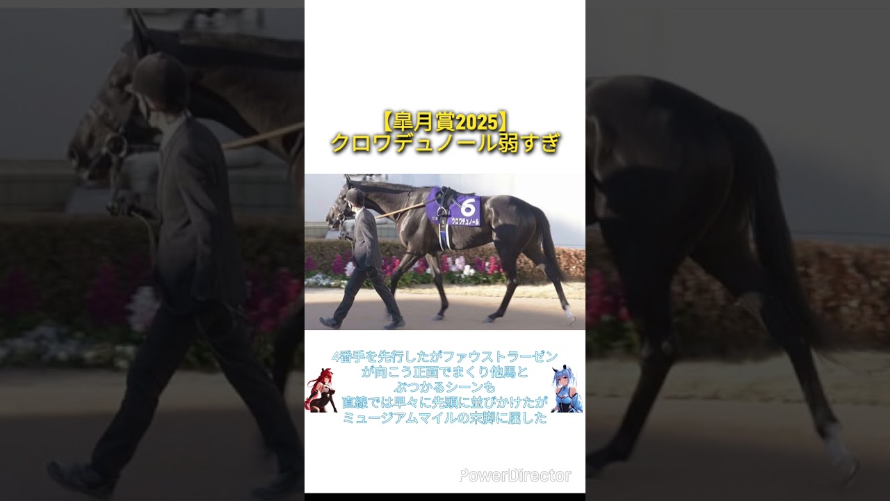 【皐月賞2025】クロワデュノール弱すぎ　#競馬