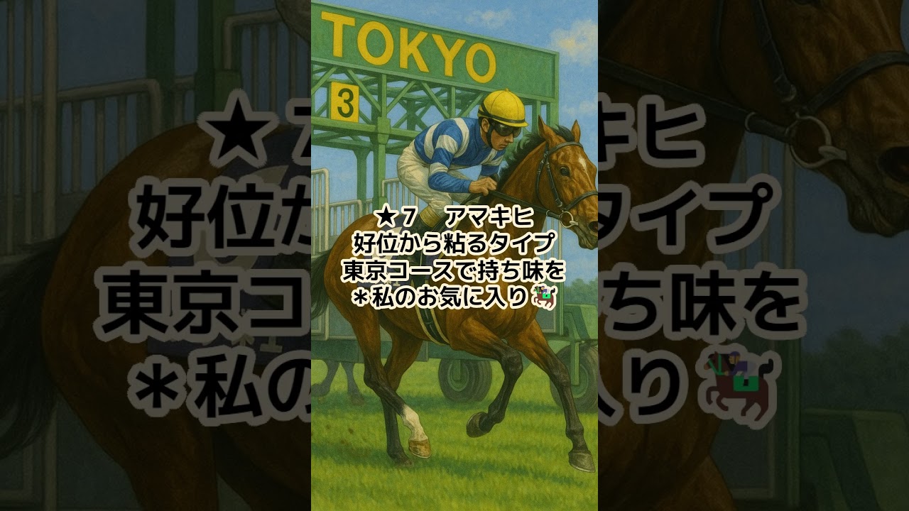 【東京11R　ＧⅡ　青葉賞予想】軸馬と注目馬の予想を公開！＃shorts　＃主婦の予想　＃青葉賞予想　 #競馬　 #中央競馬予想