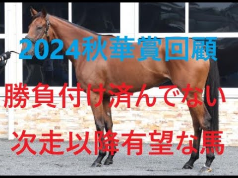 2024秋華賞回顧  勝負付けは済んでいない 次走以降有望な馬