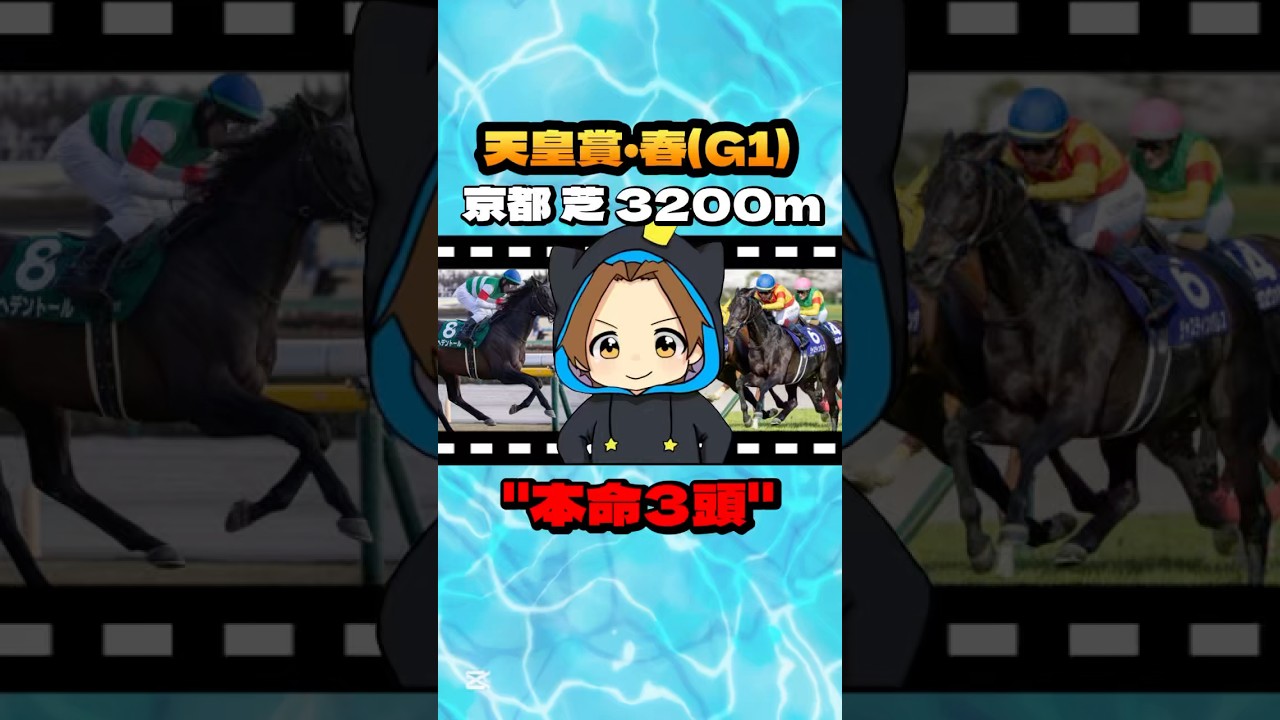 【天皇賞・春(G1)】"本命3頭" #競馬 #競馬予想 #天皇賞春 #G1 #ジャスティンパレス #ブローザホーン #サンライズアース #ショウナンラプンタ #へデントール