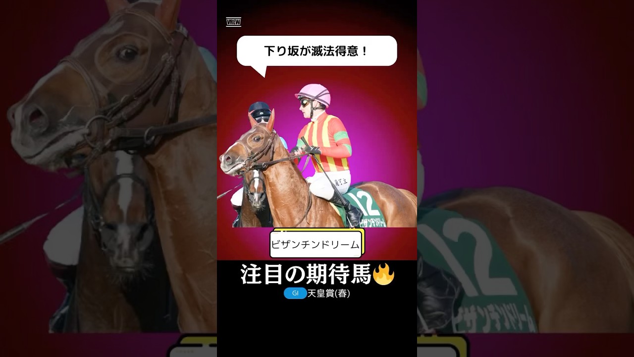 【天皇賞春2025】ビザンチンドリームが美味しい穴馬である理由を１分で解説！/菊花賞はヘデントールと僅差！#天皇賞春 #ビザンチンドリーム #競馬 #競馬予想 #shorts