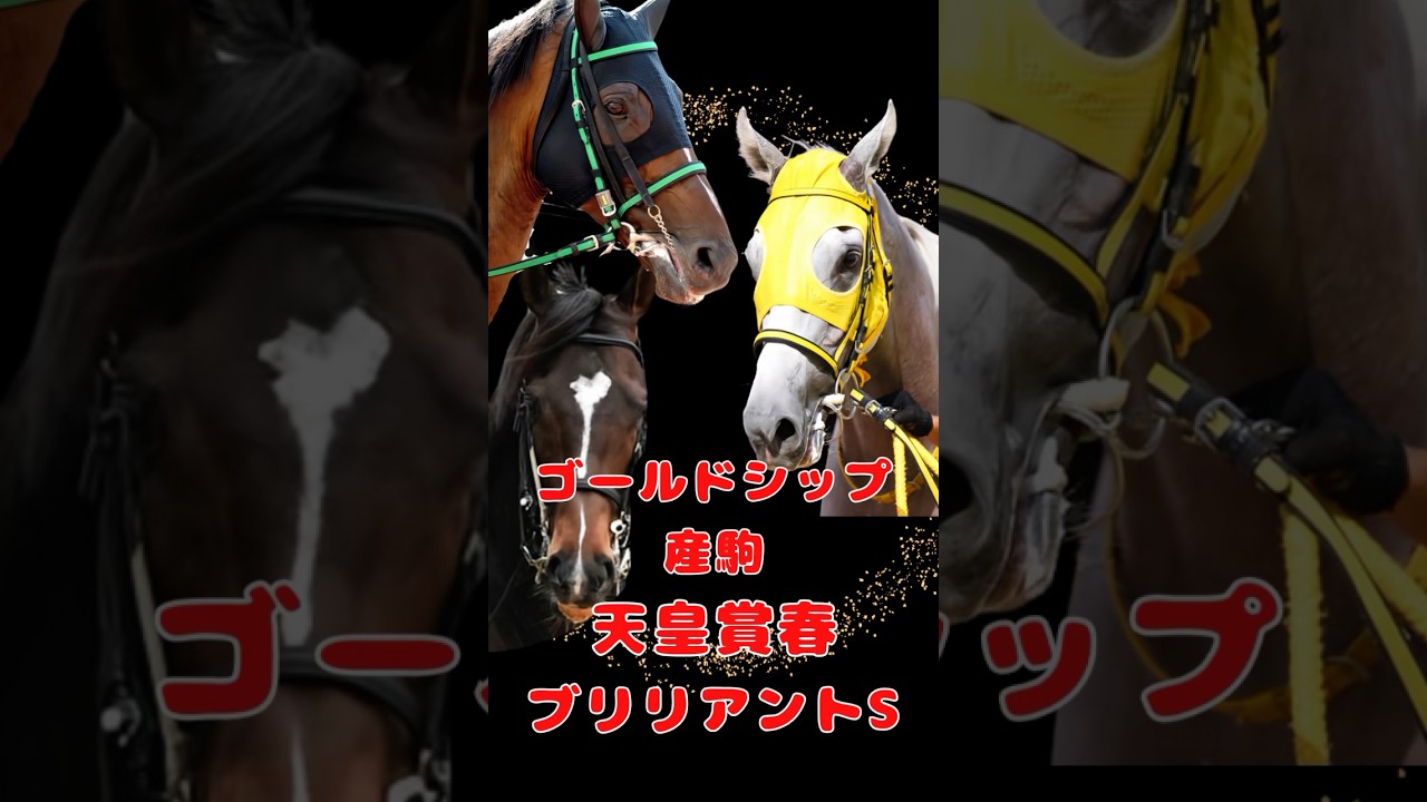 ゴールドシップ産駒 天皇賞春 ブリリアントS出走❣️ #ゴールドシップ産駒 #天皇賞春 #競馬