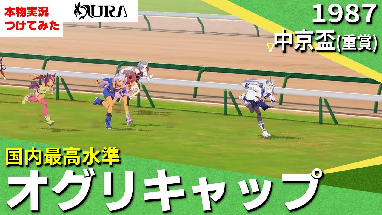 【史実競馬レースを再現！】オグリキャップ『アニメ 第５話』ターニングポイント　1987年 中京盃(重賞)　シンデレラグレイ　名実況　ウマ娘　MAD