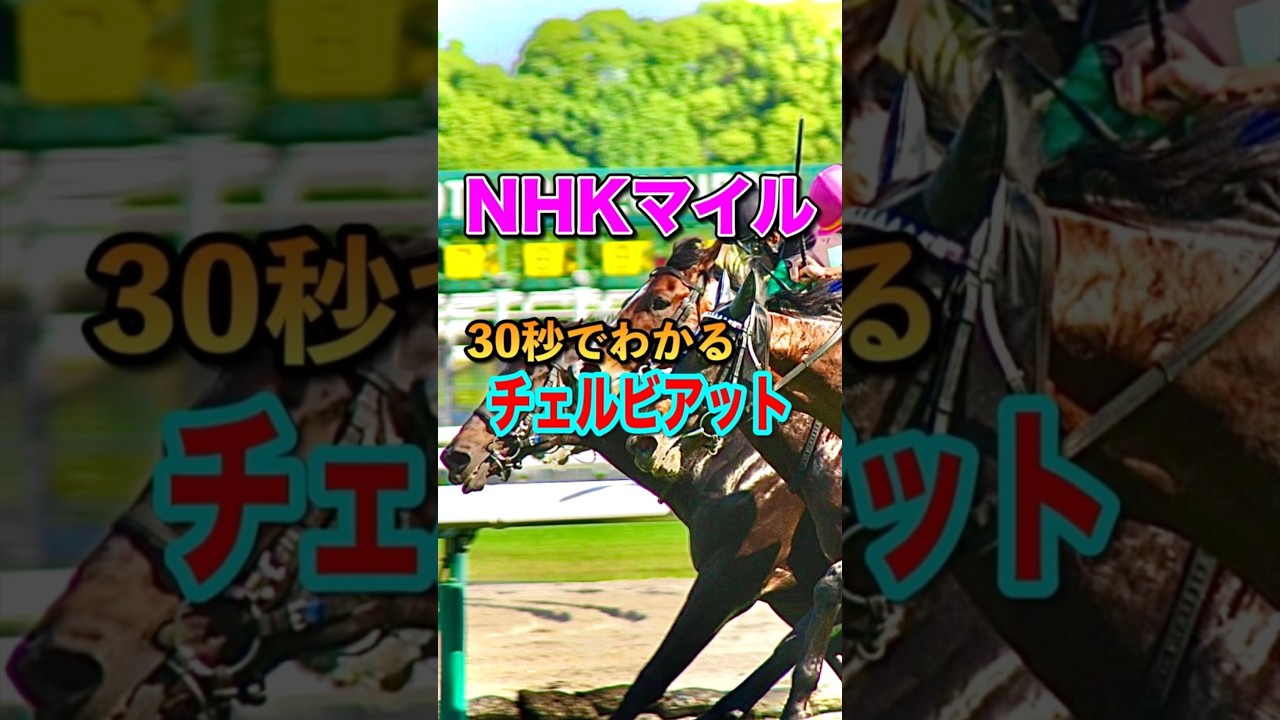 【NHKマイル2025】30秒でわかるチェルビアット