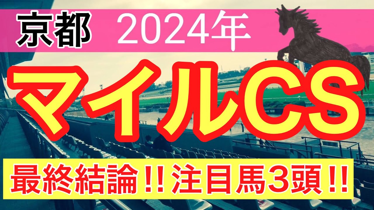 【マイルチャンピオンシップ2024】蓮の競馬予想(最終結論)