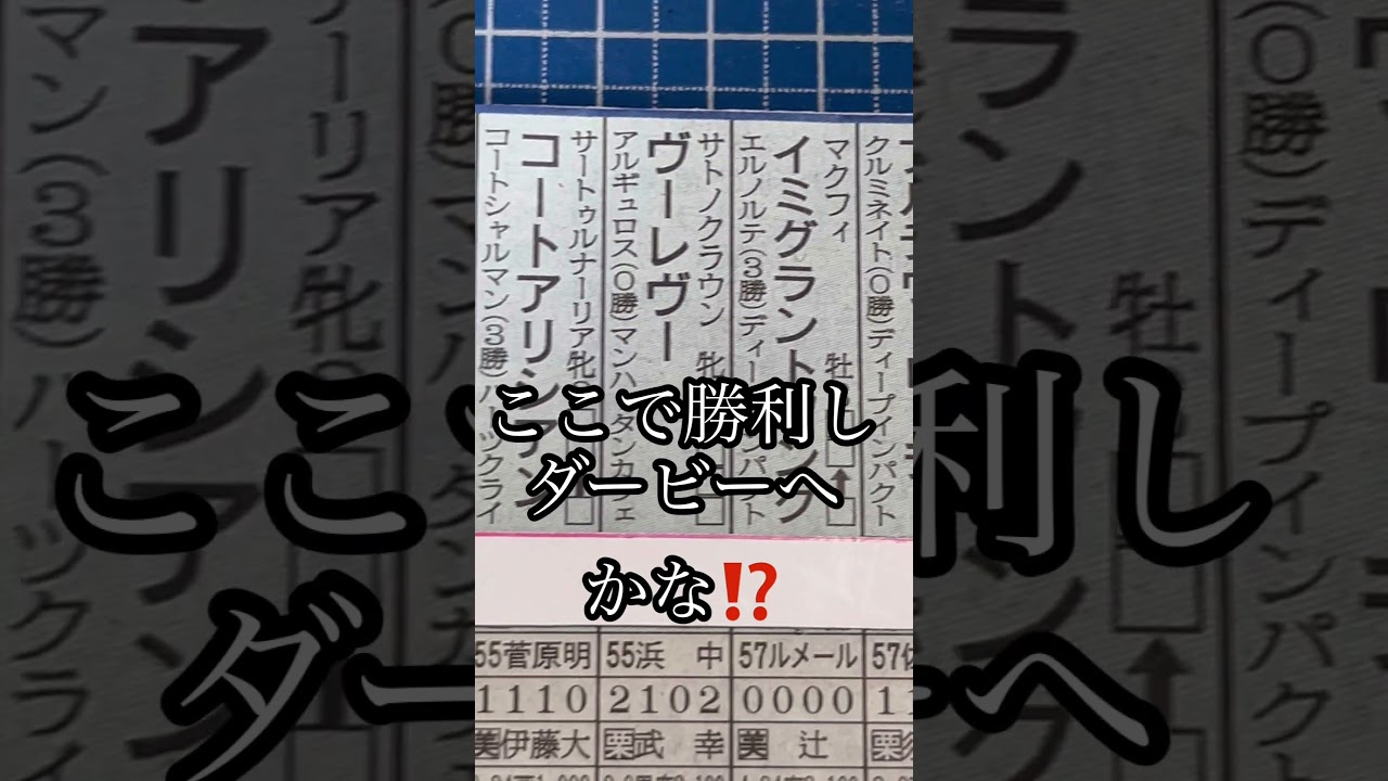 #競馬  #競馬予想  #nhkマイルカップ  勝つのはこの馬だ‼️