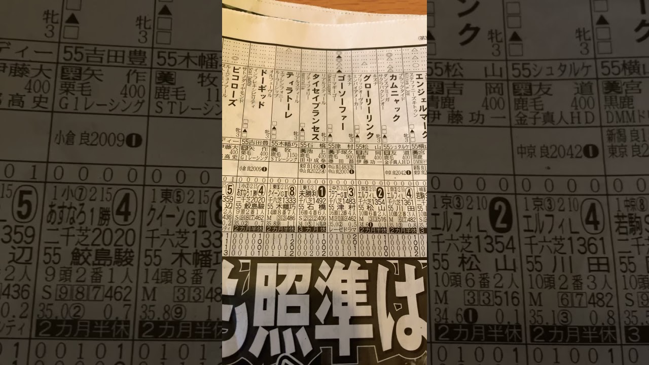 競馬　フローラS 2着までがオークス