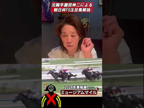 不利受けたのに横綱競馬をした馬に注目！藤田伸二による朝日杯FS予想　＃藤田伸二　＃朝日杯　＃朝日杯FS　＃ミュージアムマイル
