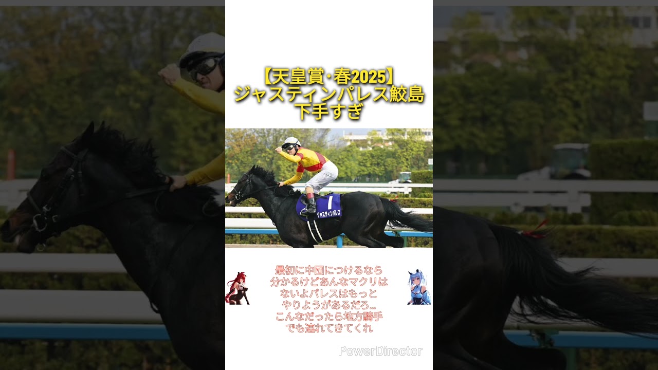 【天皇賞･春2025】ジャスティンパレス鮫島下手すぎ　#競馬