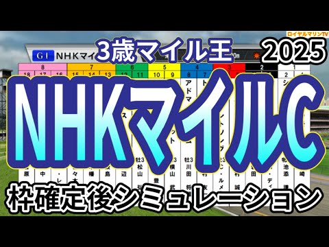 【NHKマイルカップ2025】ウイポ枠確定後シミュレーション アドマイヤズーム ランスオブカオス アルテヴェローチェ マジックサンズ サトノカルナバル #3473