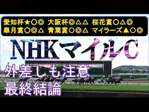 NHKマイルカップ2025　最終結論　逃げ馬不在で展開が難しい。