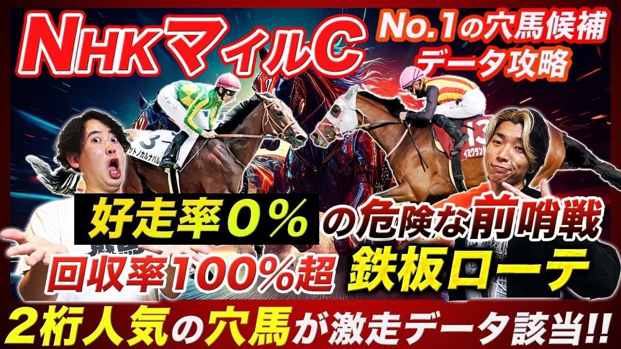 【NHKマイルC】買ってはいけない危険な前哨戦とは!?回収率100%超えの鉄板ローテと該当する爆穴馬