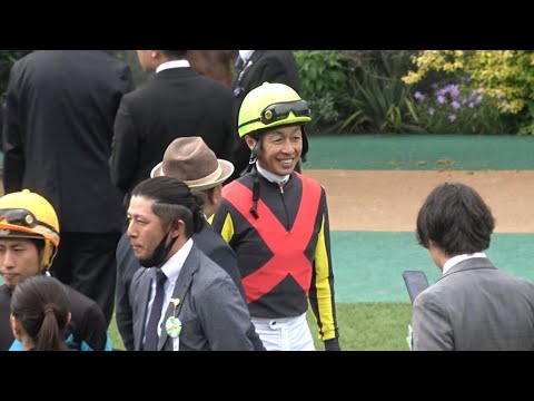 【NHKマイルカップ2025】パドックでの各陣営の様子 武豊 【パンジャタワー 松山弘平】