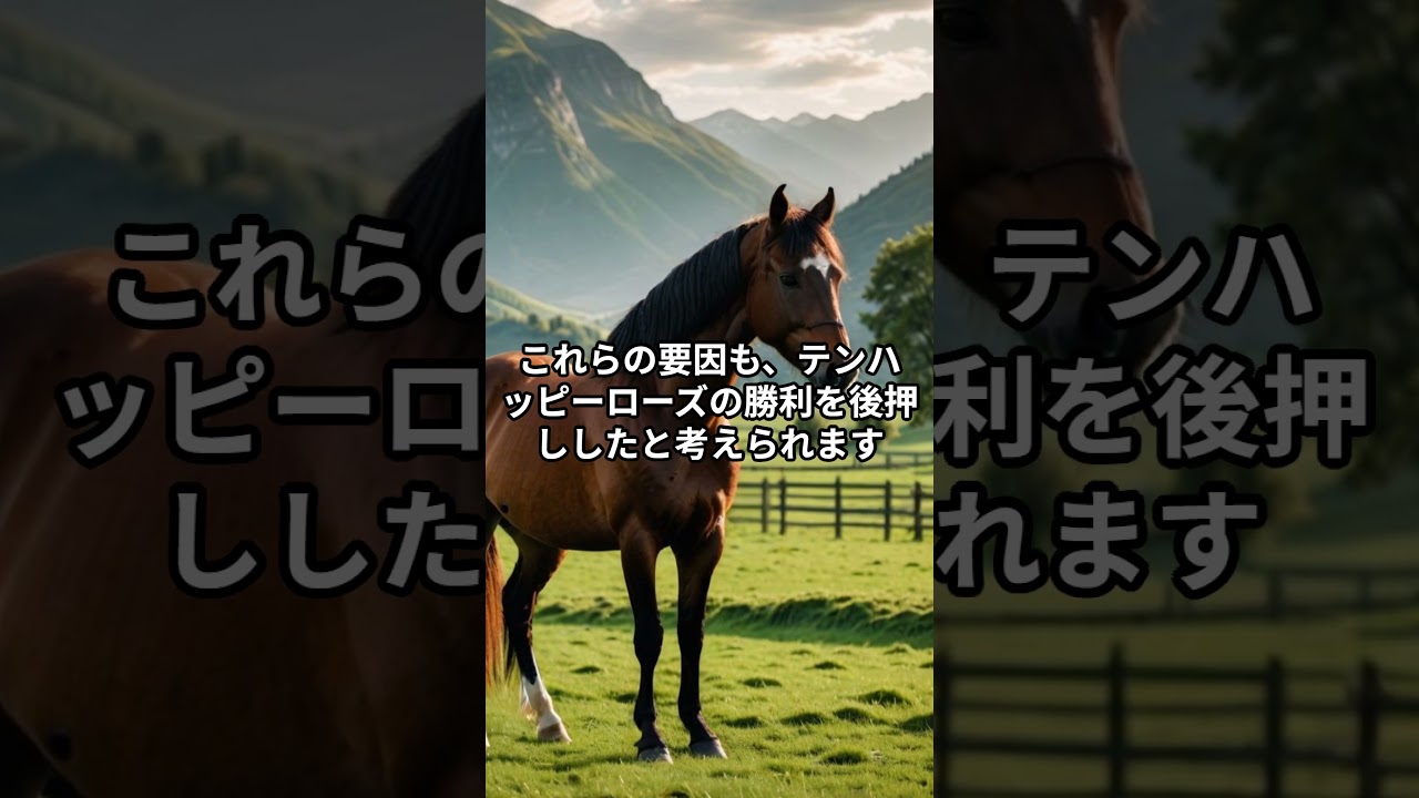 なぜ？テンハッピーローズは勝利したのか？ #shorts #ヴィクトリアマイル