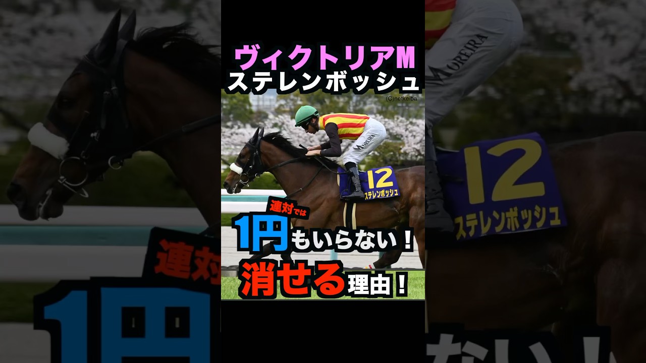 【ヴィクトリアマイル2025】1円もいらない！ステレンボッシュを消せる理由！#ヴィクトリアマイル2025 #ヴィクトリアマイル #ステレンボッシュ #競馬予想 #shorts