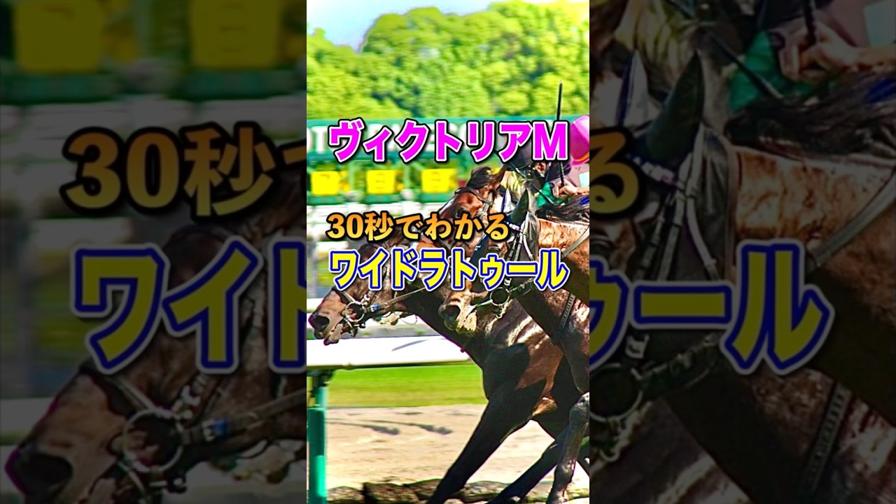 【ヴィクトリアマイル2025】30秒でわかるワイドラトゥール