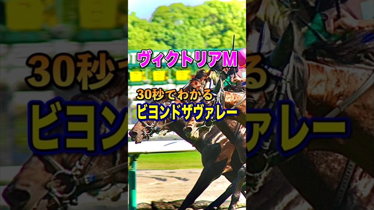 【ヴィクトリアマイル2025】30秒でわかるビヨンドザヴァレー