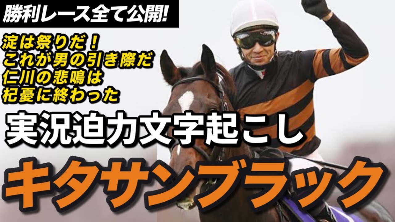 【競馬】名実況を文字起こし！キタサンブラックの勝利レースすべて見せます