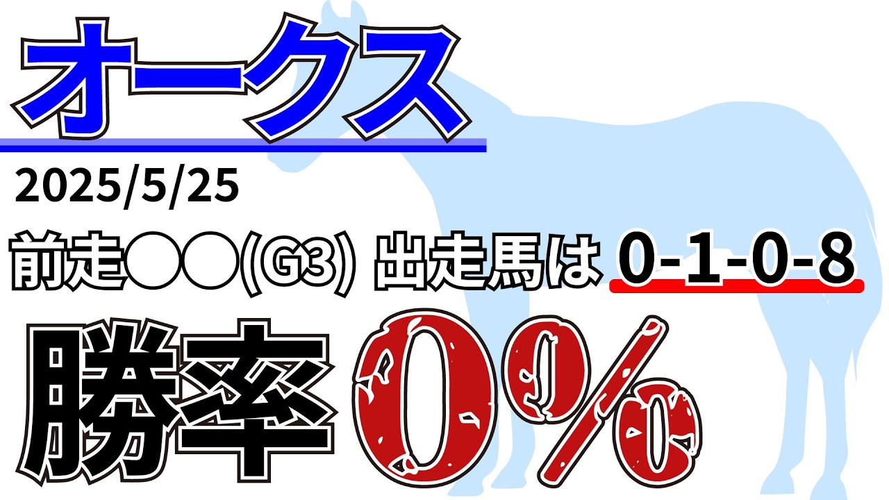 【オークス2025】勝ち馬は1～3番人気まで！？先週の結果&データ&有力馬情報&予想