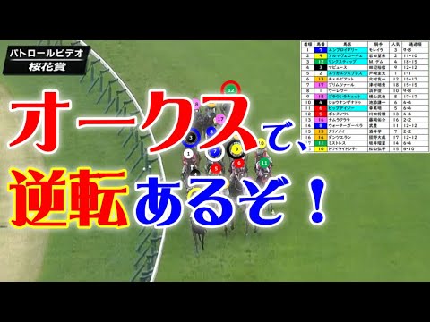 桜花賞2025をパトロールビデオで振り返ったら、オークス2025が見えてきた！