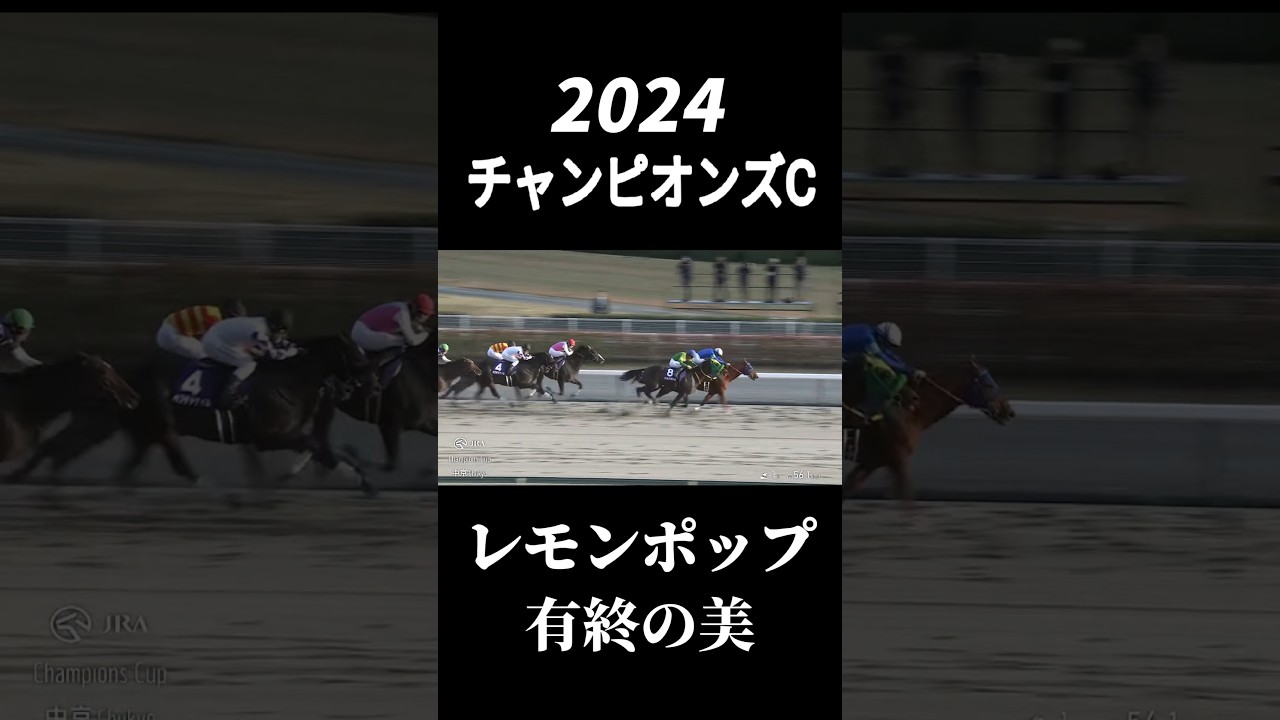 【チャンピオンズカップ2024】レモンポップ有終の美【競馬】