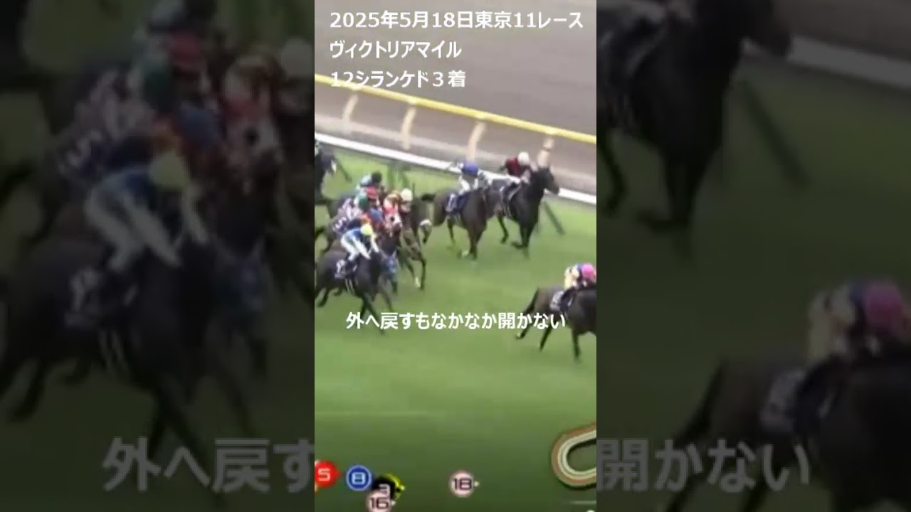 【ヴィクトリアマイル・シランケド３着】最後方から馬群貫きキレッキレな脚。#ヴィクトリアマイル  #シランケド