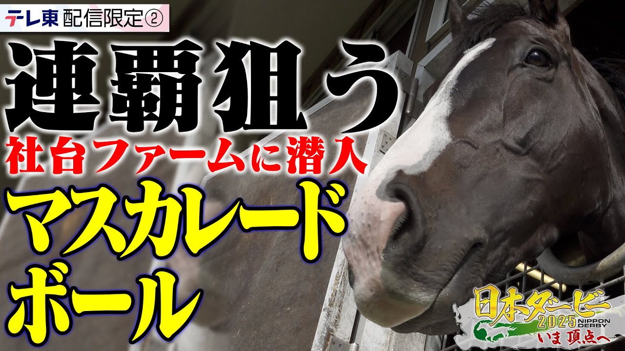 【配信限定】2年前の悔しさを力に変えて… 逆転を狙うマスカレードボール｜日本ダービー2025 いま頂点へ