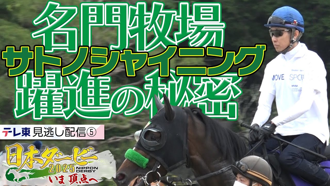 【公式】名門牧場、悲願のダービー制覇へ デビュー前のサラブレッドを支えるホースマンの物語｜日本ダービー2025 いま頂点へ