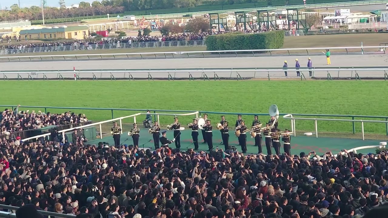 チャンピオンズカップ2024　中京競馬場　現地　関西GⅠファンファーレ　陸上自衛隊