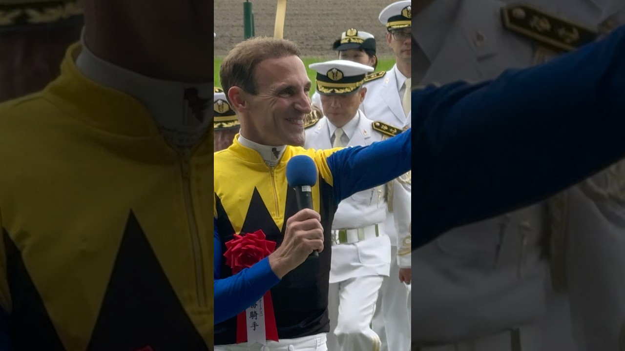 【現地映像】優駿牝馬・オークス2025 カムニャックとシュタルケ騎手 勝利ジョッキーインタビュー
