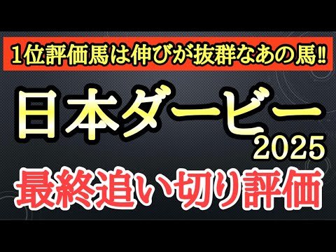 【日本ダービー(東京優駿)2025】最終追い切り評価！個人的追い切り1位は仕掛けて手前替えてからの伸びが抜群のあの馬！