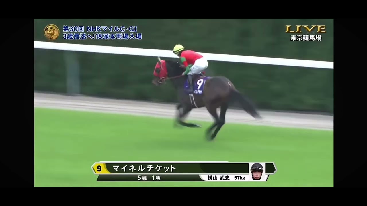 NHKマイルカップG1 本馬場入場