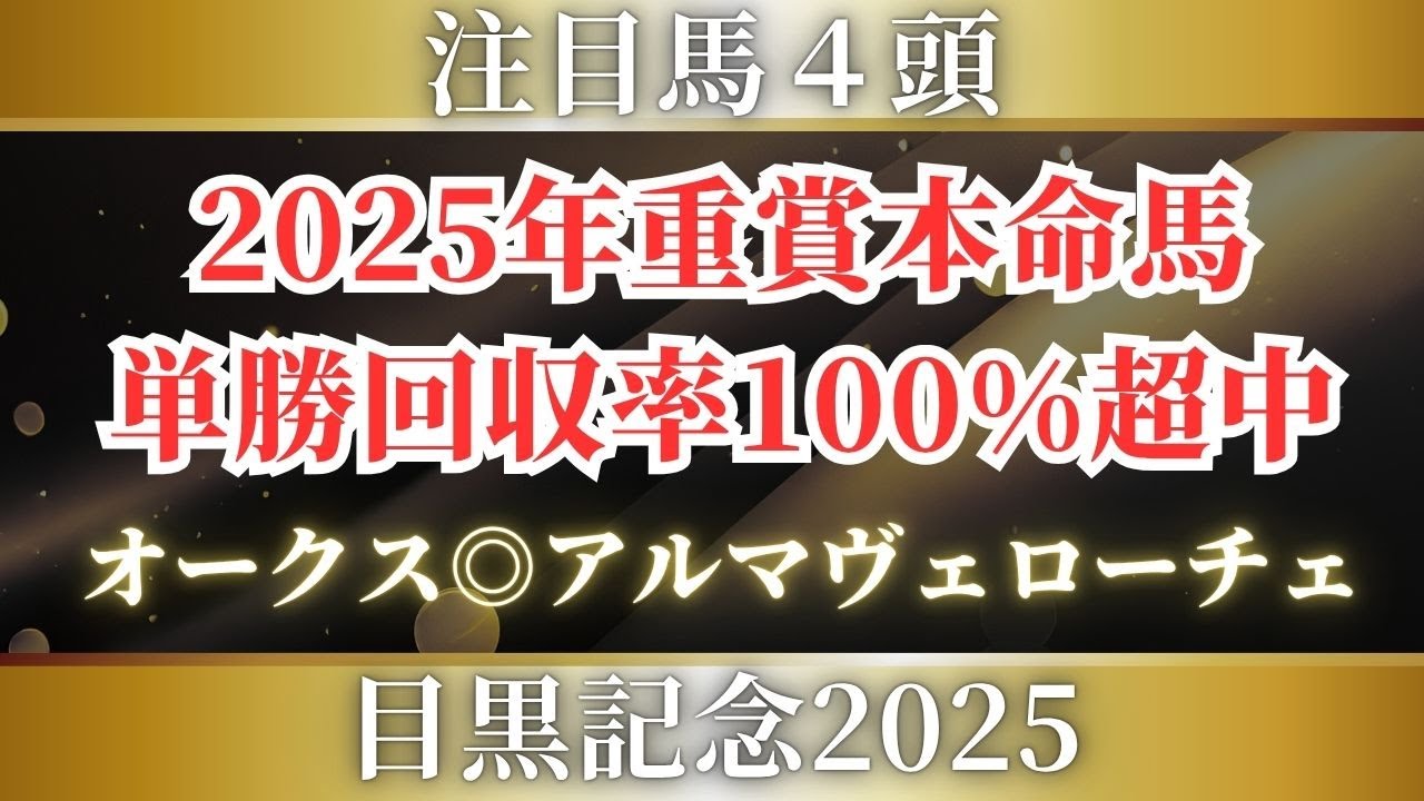 【目黒記念2025】難解なハンデ戦は人気薄から勝負すべき⁉Cコース替わりを味方にする馬とは？
