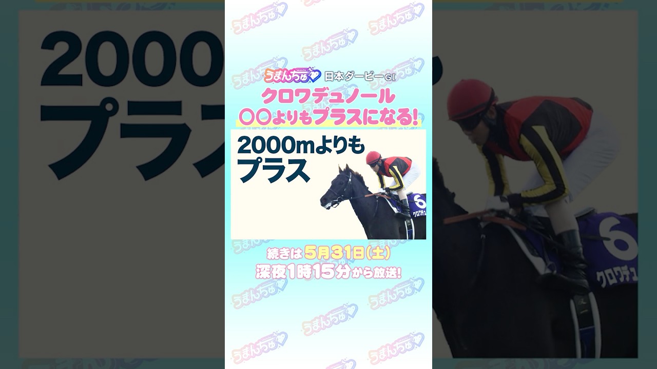 日本ダービーGⅠ　トレセン直撃取材①　＃競馬　#日本ダービー 　#クロワデュノール　#北村友一