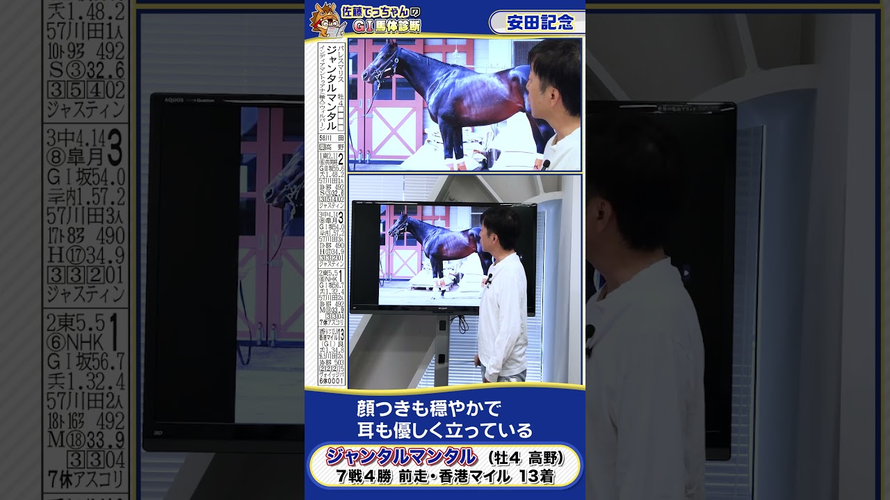 【2025年 安田記念】ジャンタルマンタルの馬体診断　 #shorts #競馬 #予想