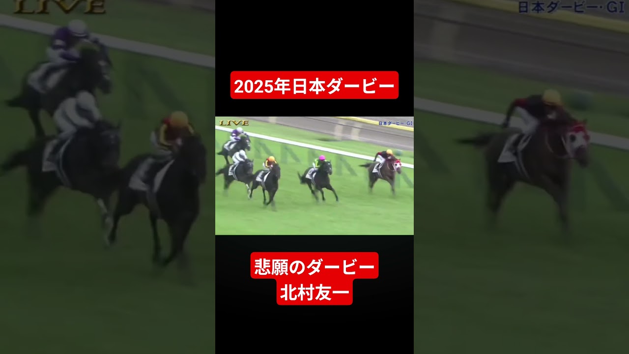 【2025年日本ダービー】⠀雪辱の皐月賞2着から再び世代の頂点へ！ #競馬 #北村友一#クロワデュノール#日本ダービー