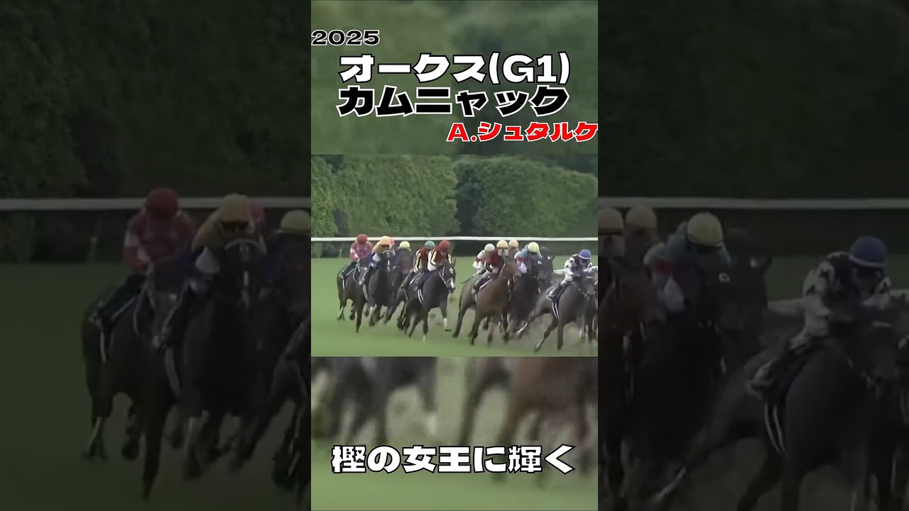 カムニャック Ａシュタルケ 優駿牝馬 史上最年長のオークスジョッキー 2025#競馬 #競馬予想 #馬 #shorts