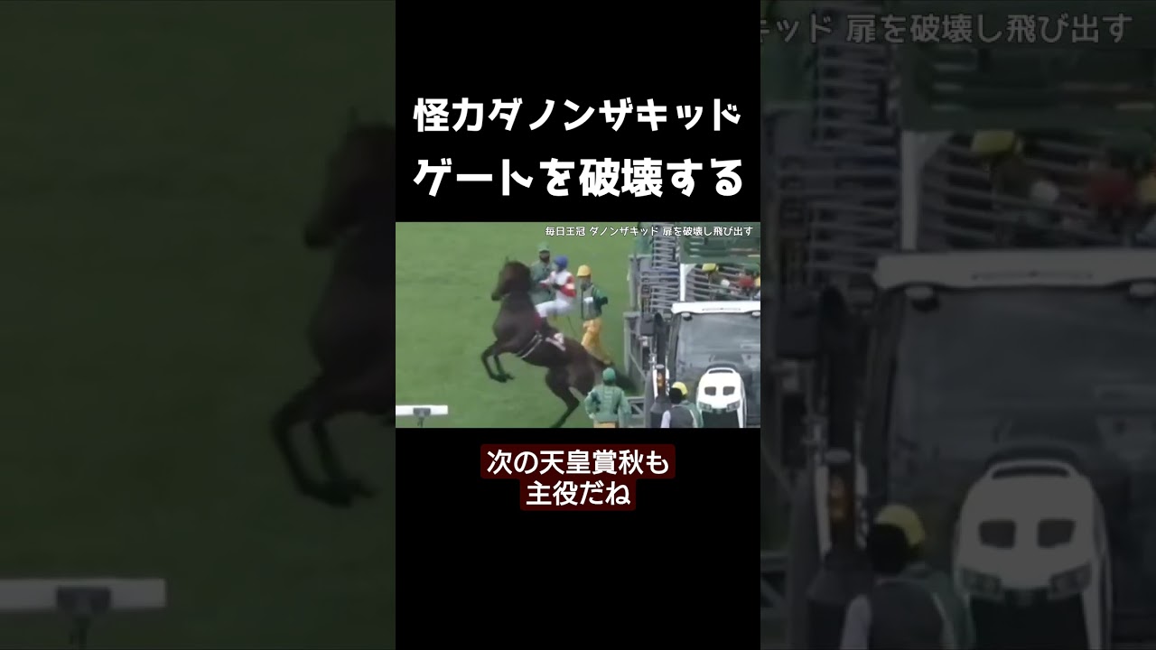 最強ダノンザキッド ゲートを破壊する 天皇賞秋 戸崎圭太