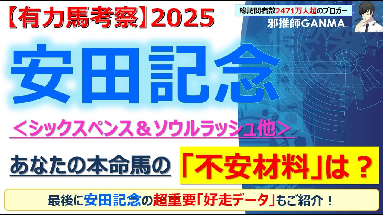 【安田記念2025 有力馬考察】シックスペンス＆ソウルラッシュ他 人気馬5頭を徹底考察！