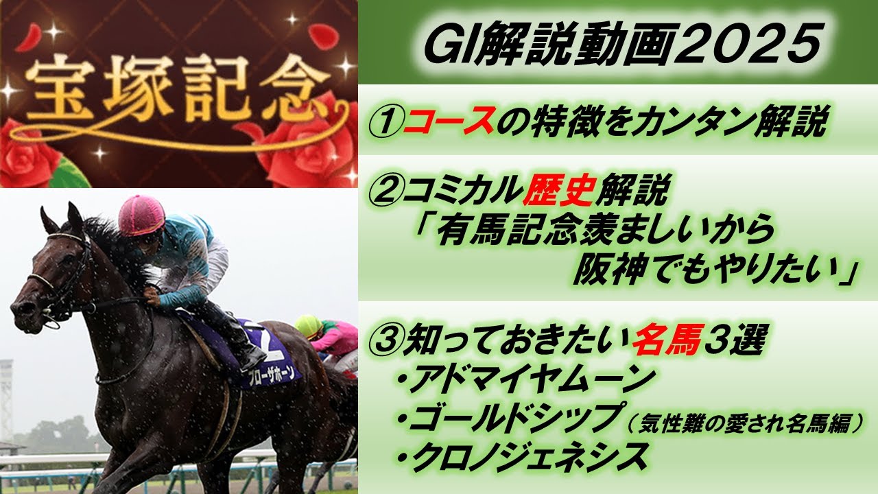 【GI解説2025】宝塚記念