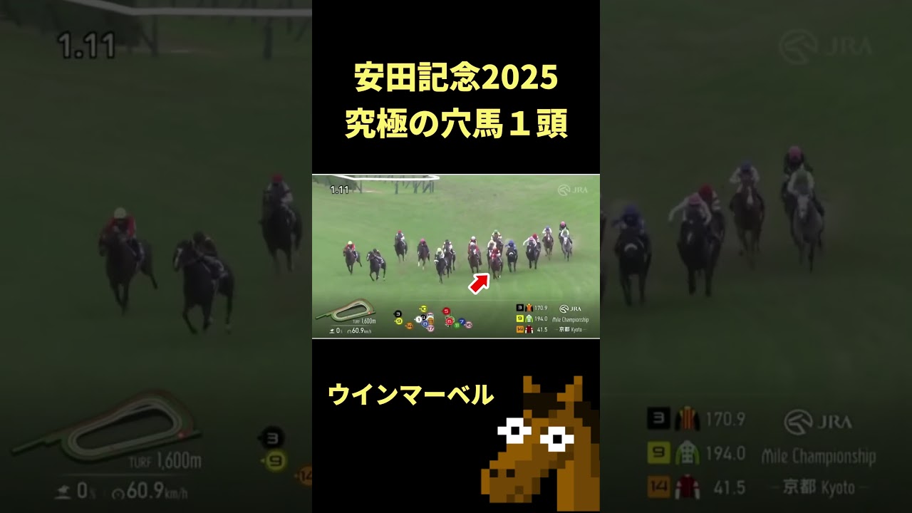 安田記念2025穴馬1頭