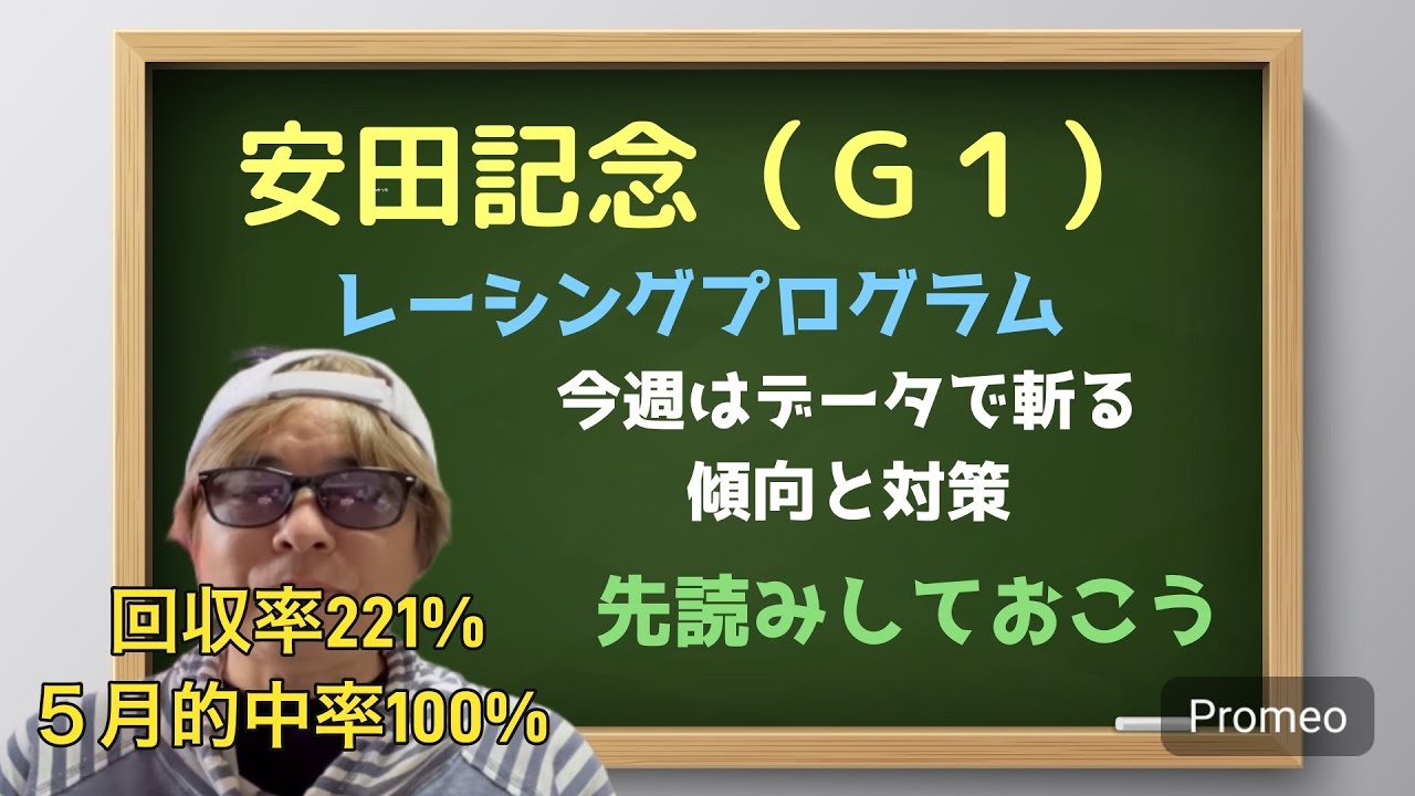 【安田記念2025予想】レーシングプログラムを先読み「データで斬る」