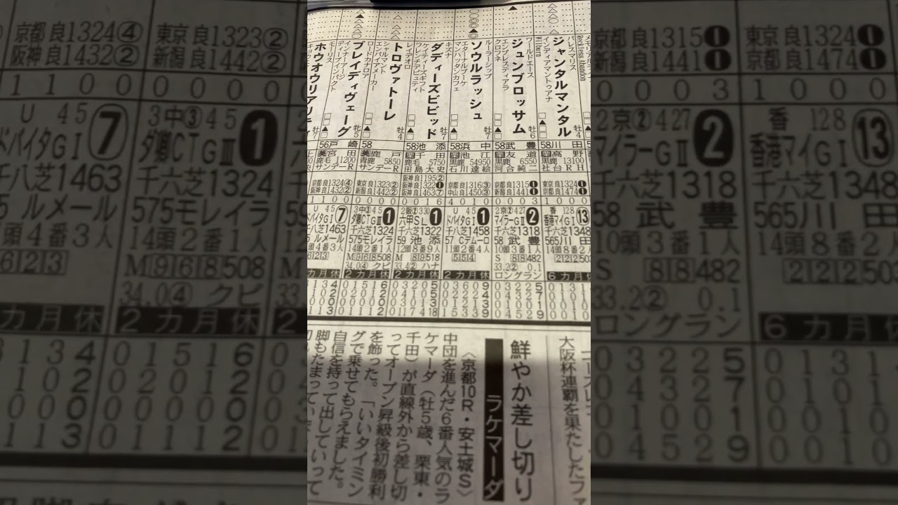 2025 安田記念　◎ジャンタルマンタル　#競馬