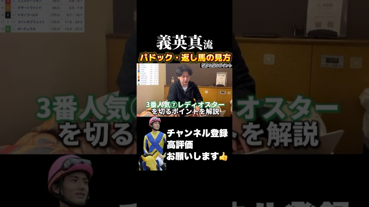 【パドック】【返し馬】義英真流のパドック・返し馬の見方！#競馬 #日本ダービー #安田記念