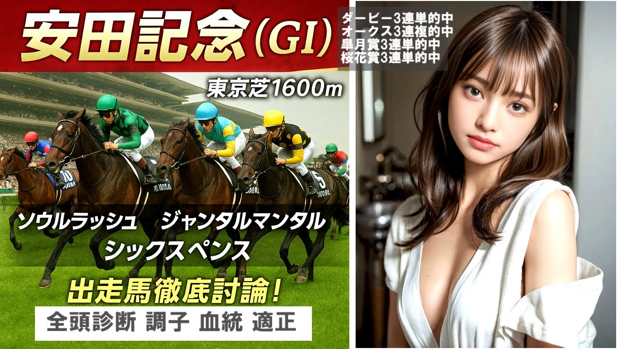 【全頭診断 安田記念（G1・芝1600m）2025年6月8日 東京競馬場 1,600m 調子 血統 適正】