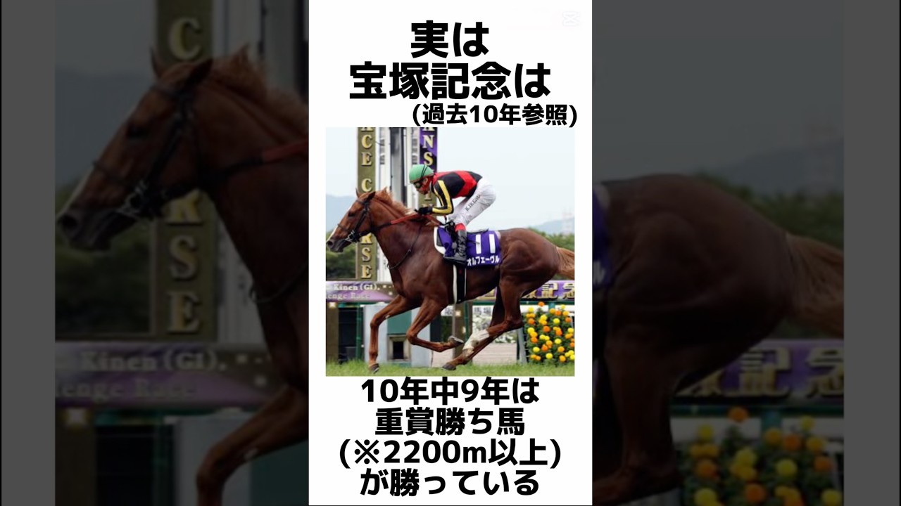 【宝塚記念2025】超当たるデータ雑学🎯ここに該当する馬からで🔥#宝塚記念2025 #宝塚記念 #宝塚記念予想