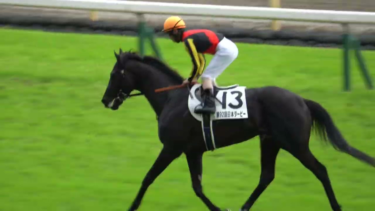 2025日本ダービー　クロワデュノール　北村友一騎手　ウイニングラン